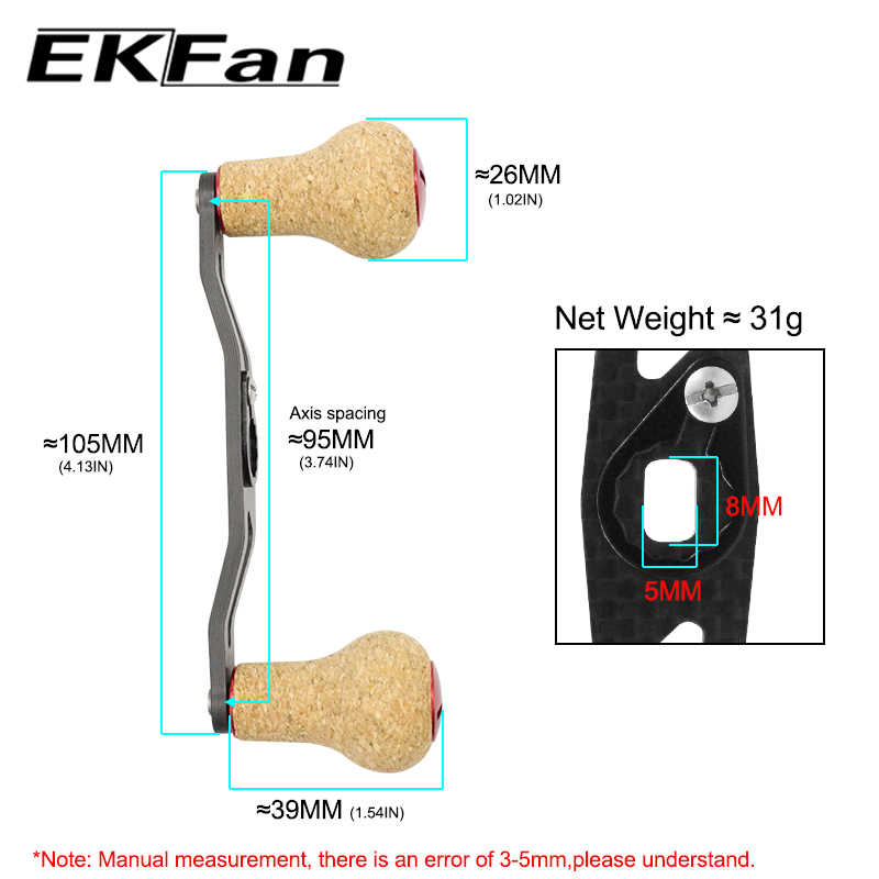 EKfan – uchwyt do kołowrotka w – Spincast Reel recenzja i cena
