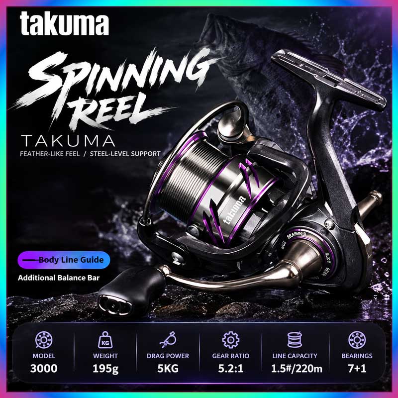 Takuma Lingxi 3000s – lekka ko – Trolling Reel recenzja i cena
